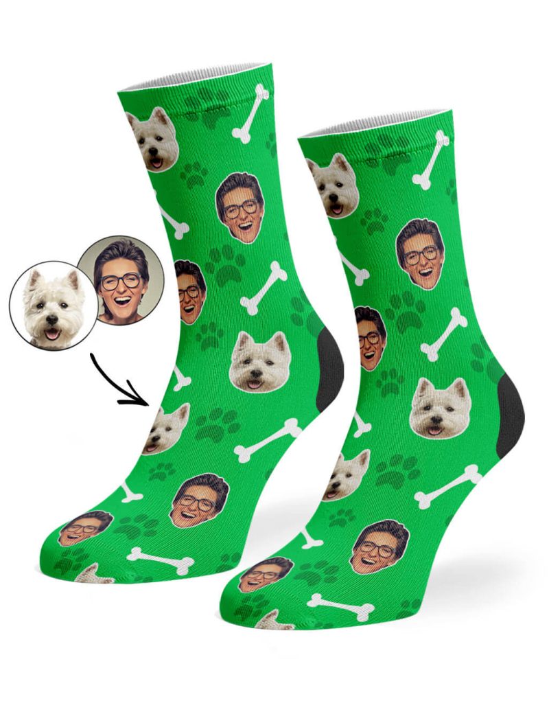 Green Dog Owner Socks