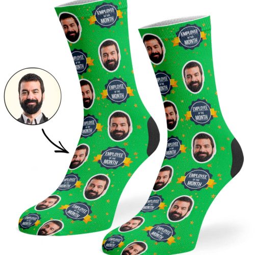 Green Employee Of The Month Socks