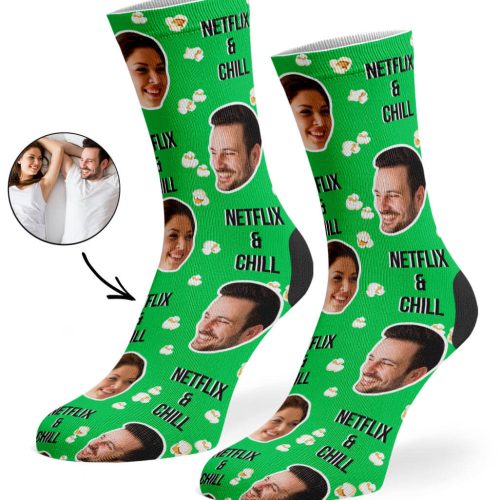 Green Netflix Chill Socks