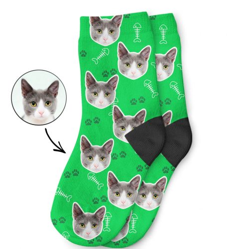 Print My Cat On Childrens Socks