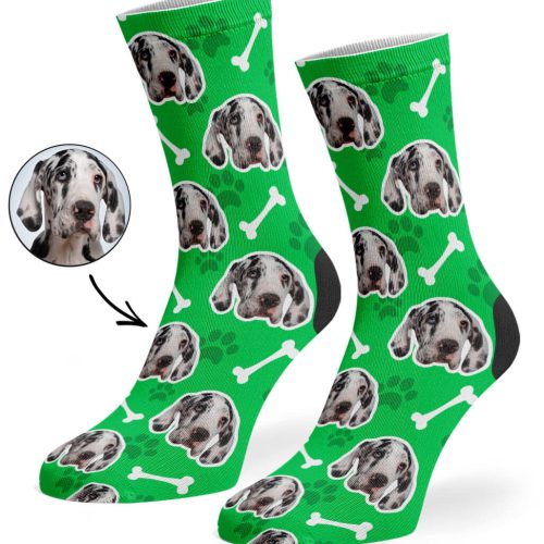 custom socks with pictures of your dog on