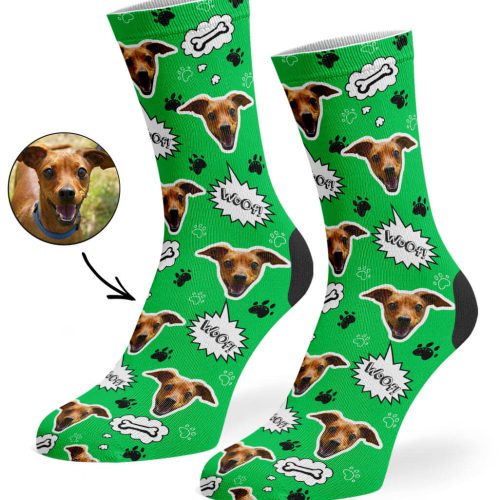 Green Your Dog Woof Socks