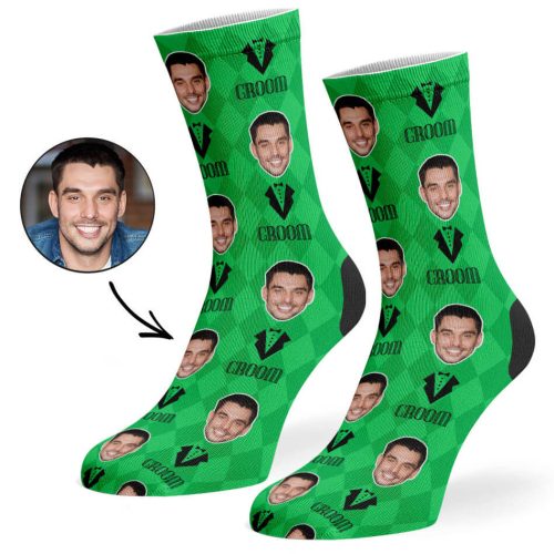 Green Groom Socks