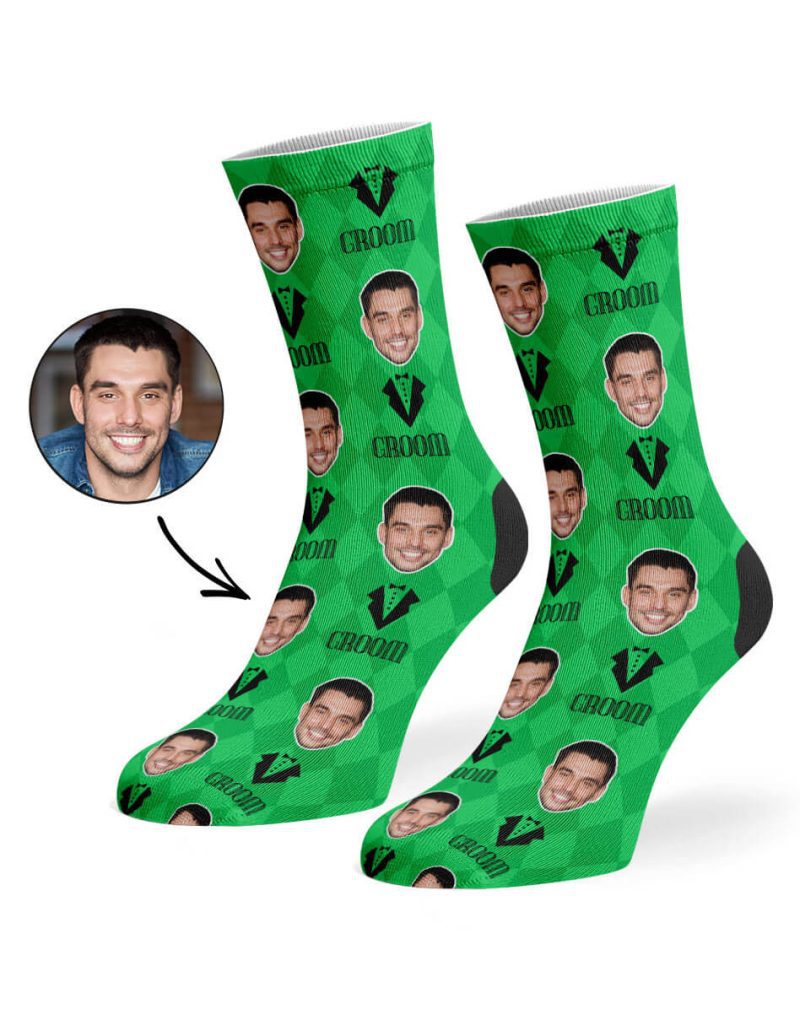 Green Groom Socks