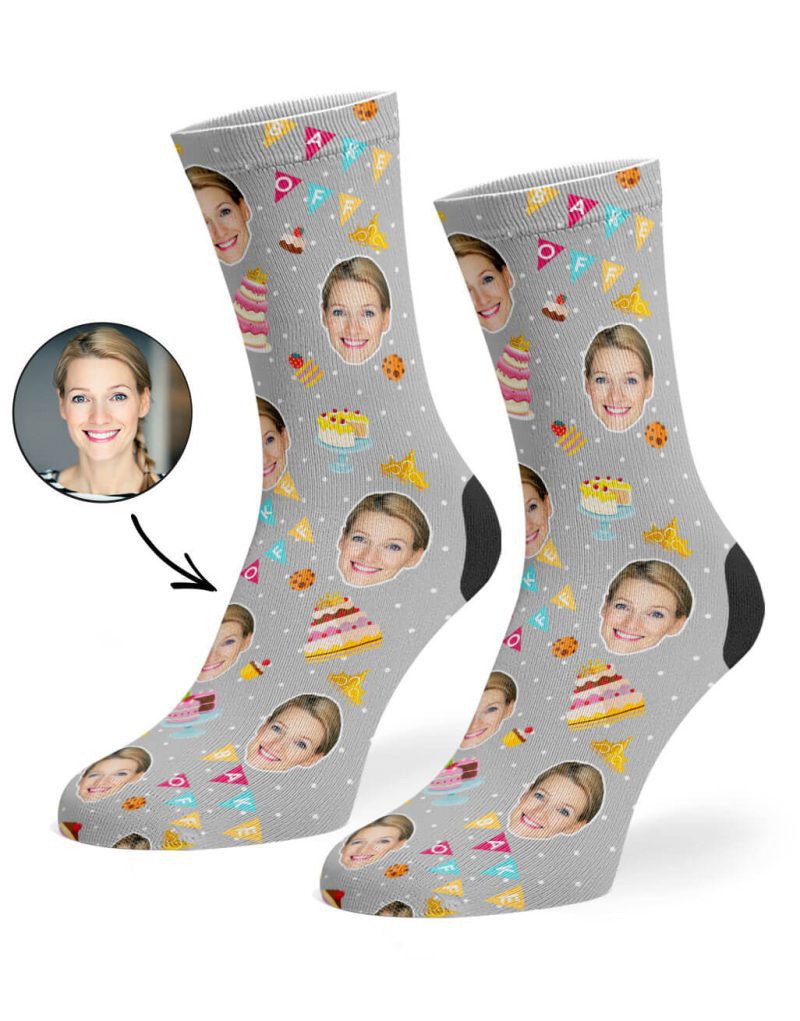 Grey Bake Off Queen Socks