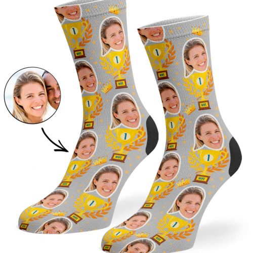 Grey Trophy Wife Socks