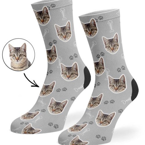 Grey Your Cat On Socks