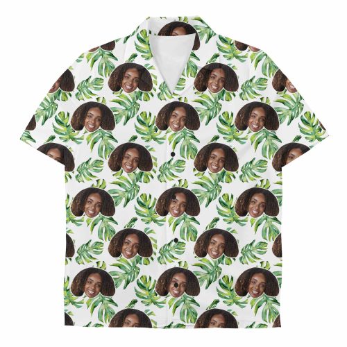 green custom hawaiian shirt