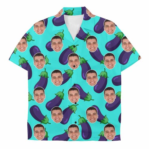 Eggplant Custom Hawaiian Shirt