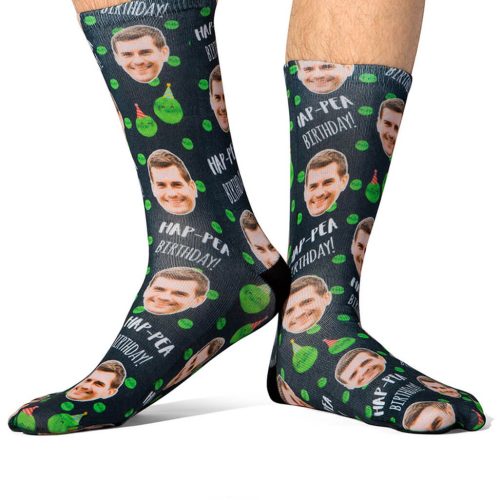 Hap pea Birthday Socks