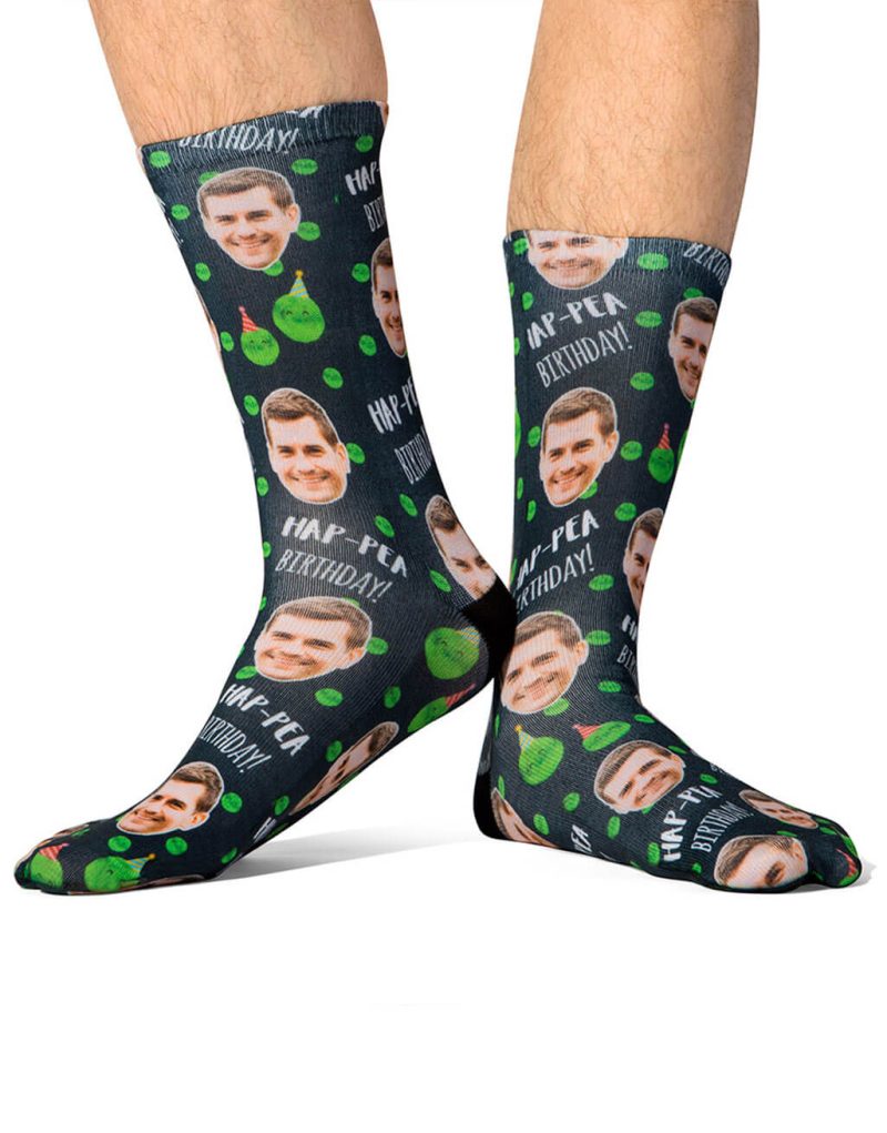 Hap pea Birthday Socks