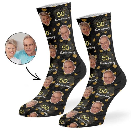 Happy 50th Anniversary Golden Socks