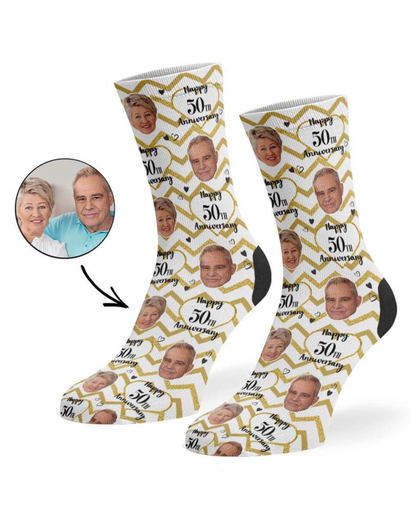 Happy 50th Anniversary socks