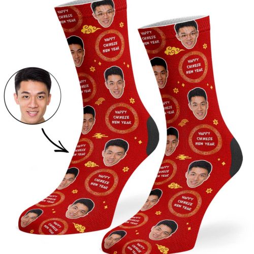 Happy Chinese New Year Custom Socks