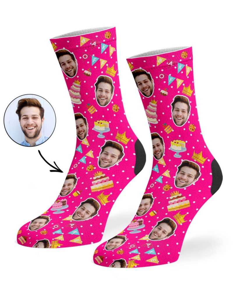 Hot Pink Bake Off King Socks