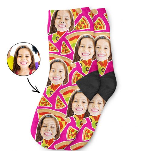 Pizza My Face Kids Socks Gift