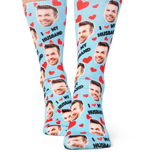 I Love My Husband Socks