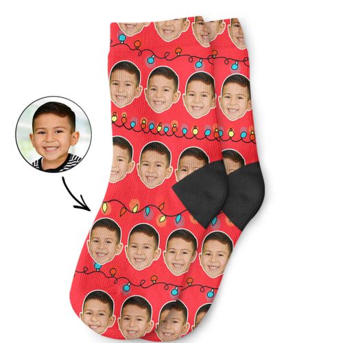 Christmas Lights Kids Socks Gift