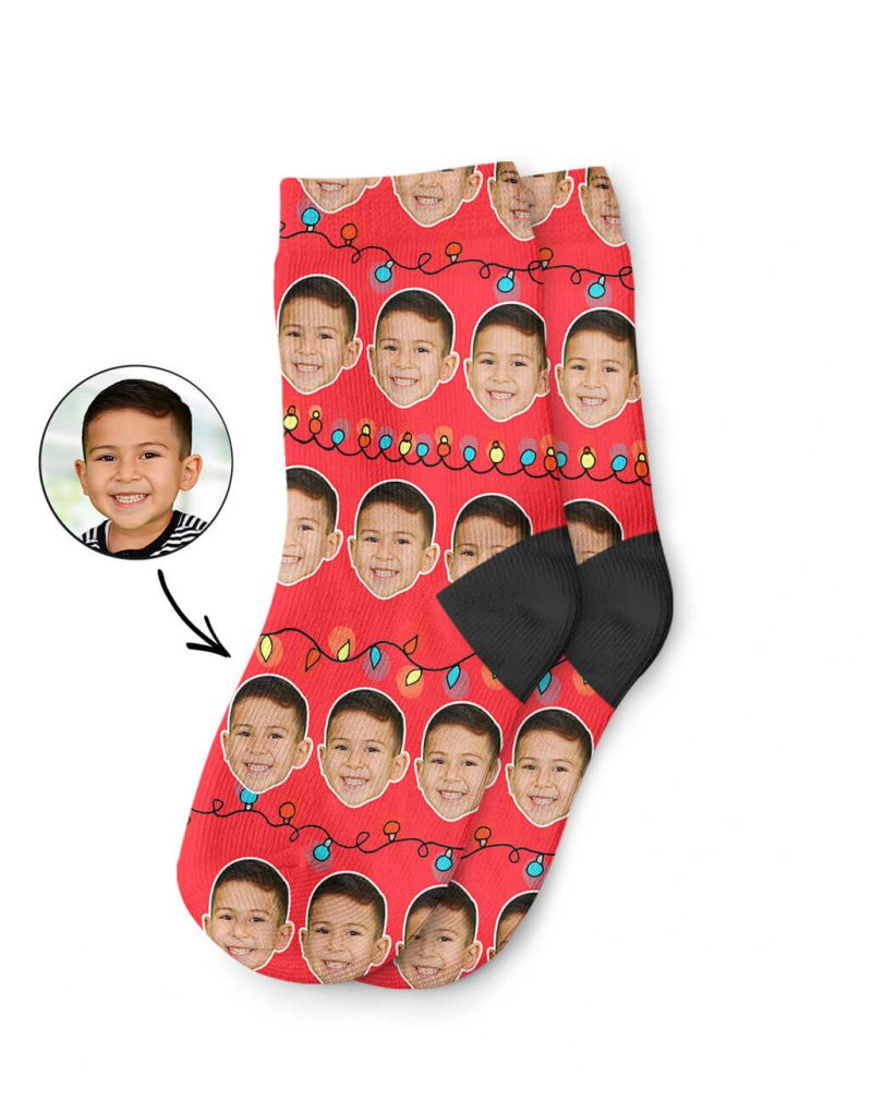 Christmas Lights Kids Socks Gift