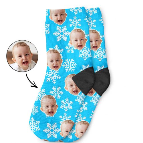 Christmas Snowflake Kids Socks