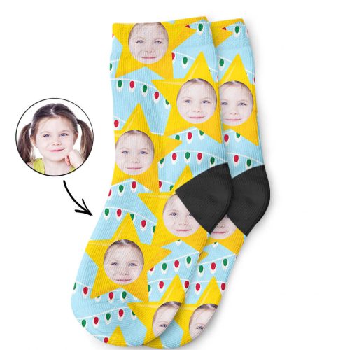 Christmas Star Kids Socks