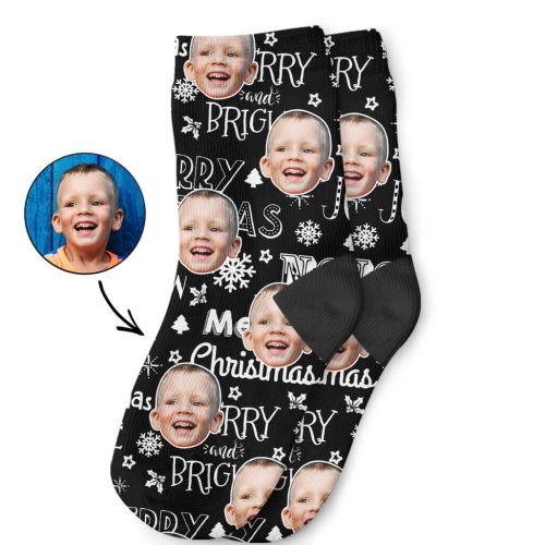 Merry Christmas Kids Socks