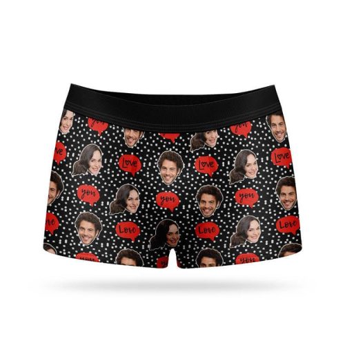 Love You Custom Boxers