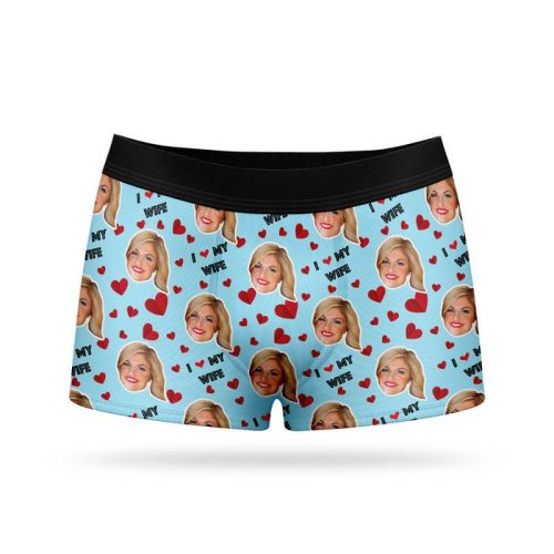 I Love My Wife Custom Boxers