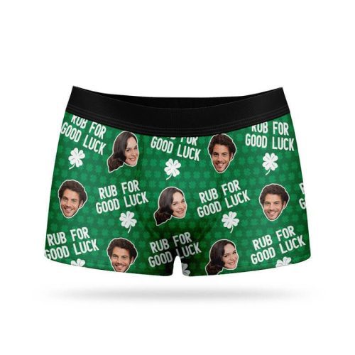 Rub For Good Luck Custom Boxers