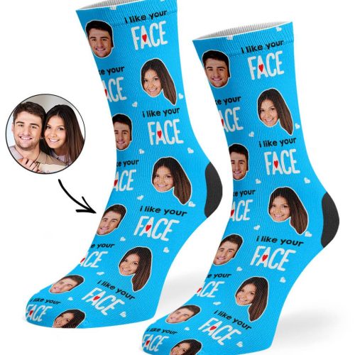 I Like Your Face Custom Socks