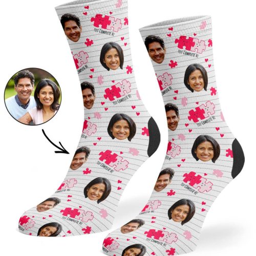 You Complete Me Custom Socks