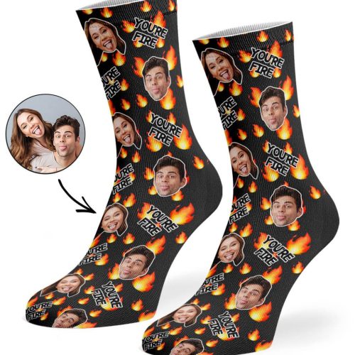 You're Fire Custom Socks