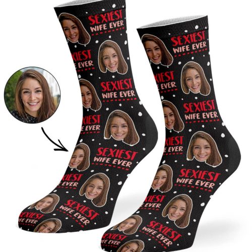 Sexiest Wife Ever Custom Socks