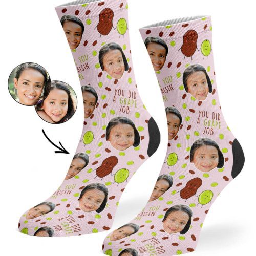 Light Pink Raisin Me Socks