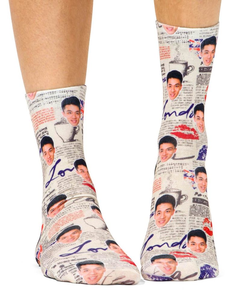 London Newspaper Pattern Socks afaee21a 9cdf 4cad b60a ca5bea760766