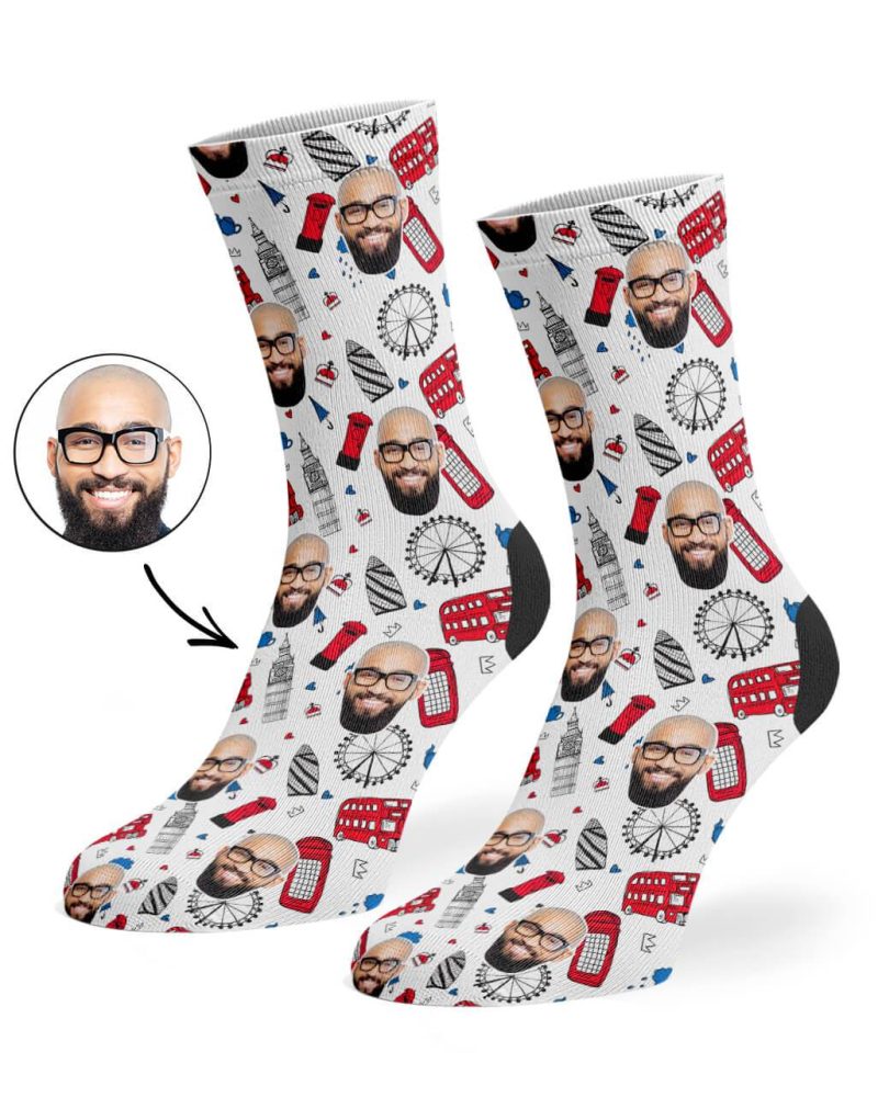 London Print Socks