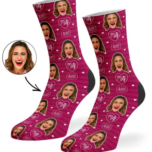 Milf Alert Custom Socks