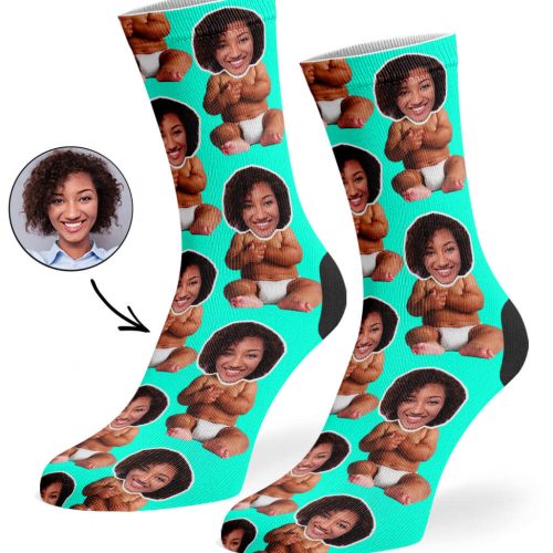 Mint Baby Me Socks