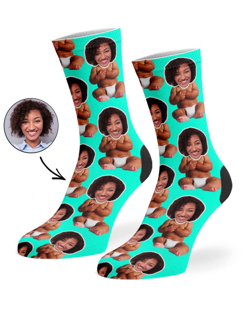 Mint Baby Me Socks