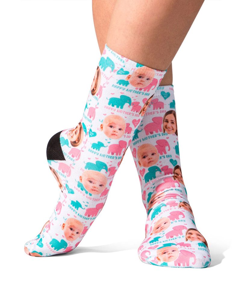 Mother s Day Elephant Socks