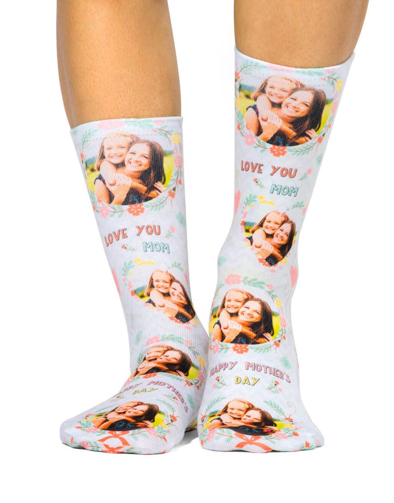 Mother s Day Photo Collage Socks