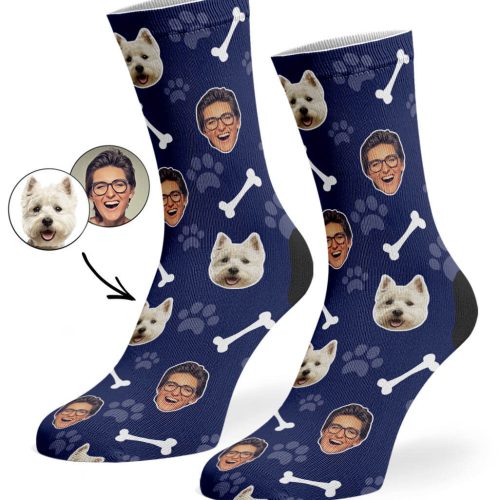 Navy Dog Owner Socks