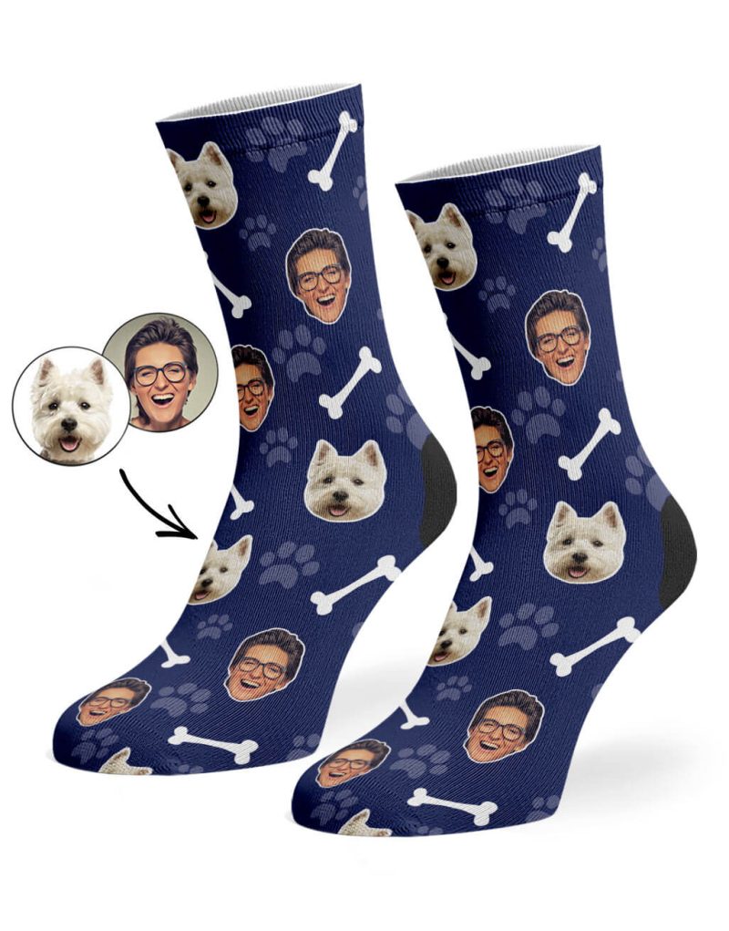 Navy Dog Owner Socks