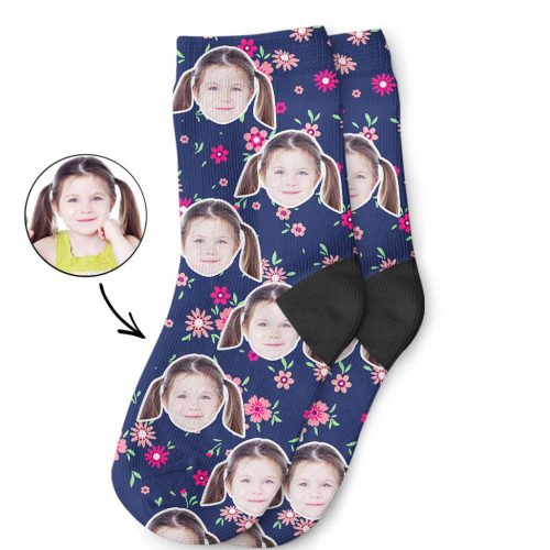 Flower Face Kids Socks