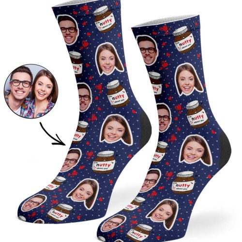 Navy Nutty About You Socks