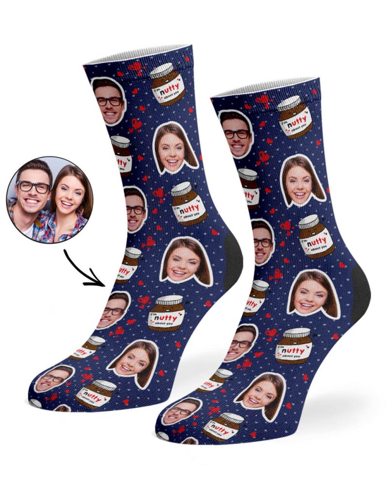 Navy Nutty About You Socks