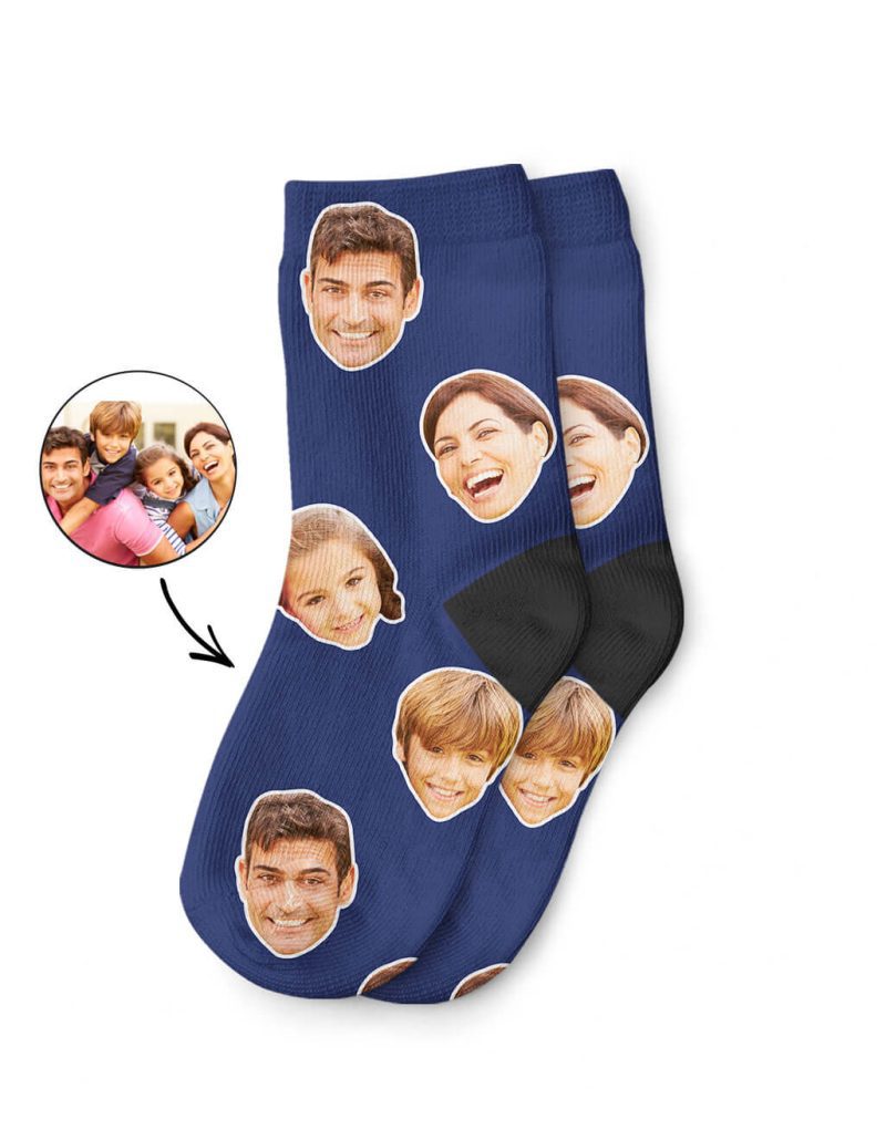 My Family Printed On Kids Socks