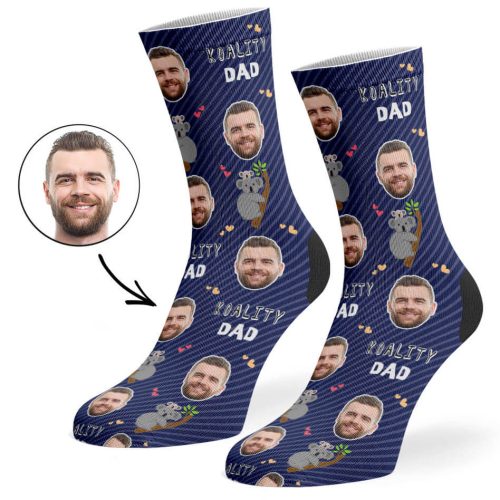 Navy Koality Dad Socks