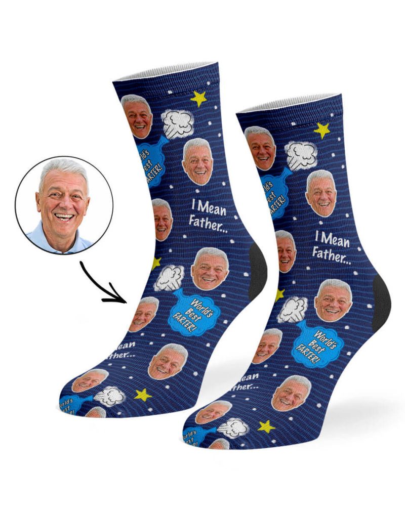 Navy World s Best Farter Socks