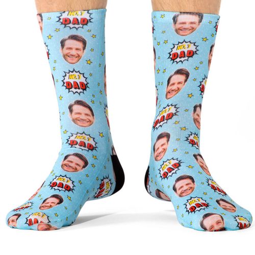 Number 1 Dad Socks